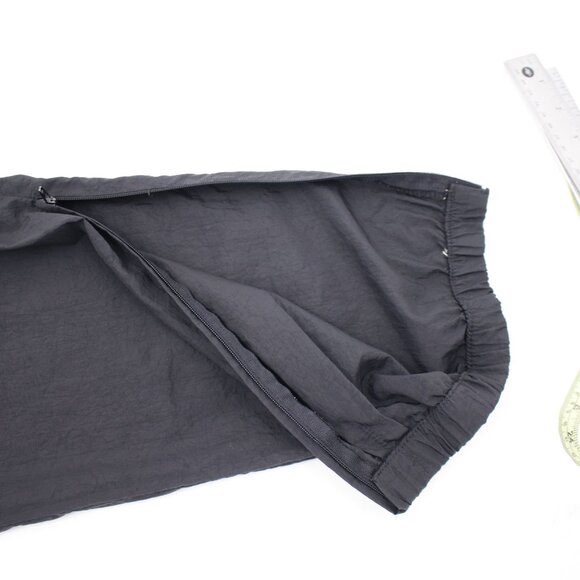 VTG Nike Pants Mens Medium Nylon Athletic Elastic Waist Jogger windbreaker Black - Picture 13 of 13